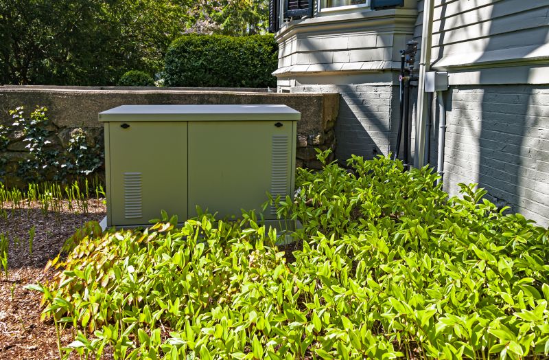 Residential Generator in Backyard